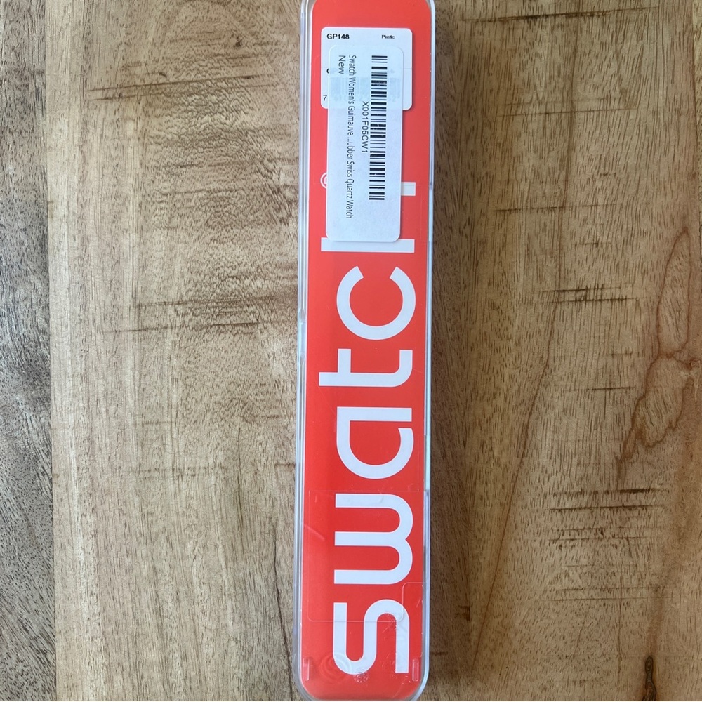 Swatch GUIMAUVE GP148 Watch w/ Metallic Face & Light Pink Silicone Strap - Picture 3 of 11